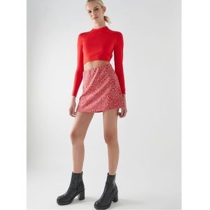 Red Urban Outfitters mini skirt. Size M